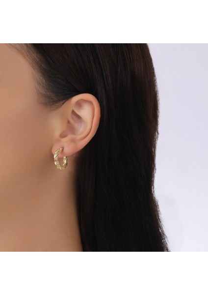 Altın Halka Küpe - 14K modelleri