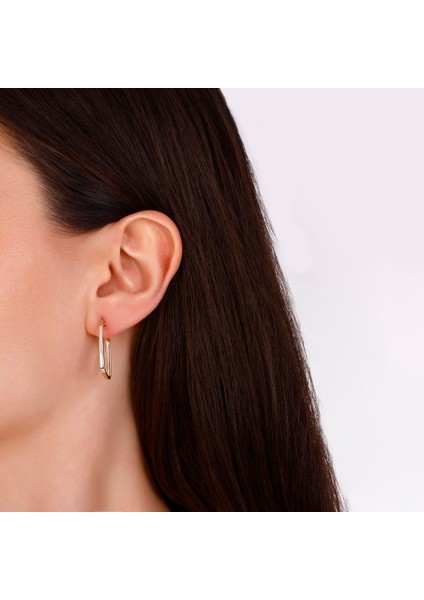 Altın Tasarım Küpe - 14K modelleri