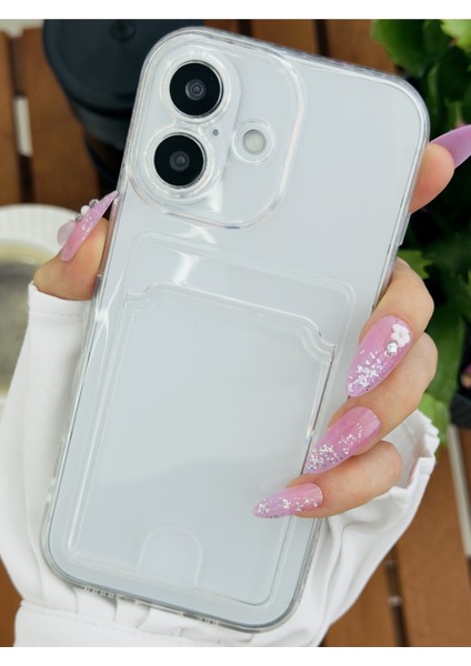 Iphone 17 Uyumlu Kartlıklı Darbe Önleyici Esnek Silikon Şeffaf Kılıf modelleri
