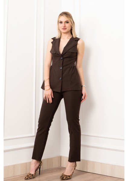 Elegant Line Uzun Yelekli Takım 1264