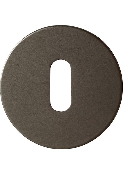 RO22 Kapı Kolu Rozeti Oda Fırçalı Füme Renk 52X52X5 mm