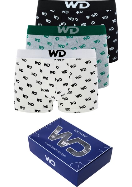 3'lü Premium Boxer indirimleri