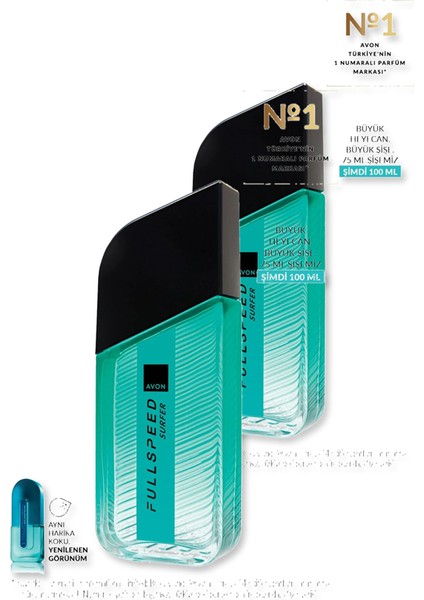 Full Speed Surfer Edt - 100ML Ikili Set