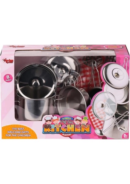 Bfs Çelik Tencere Tava Seti 8 Parça