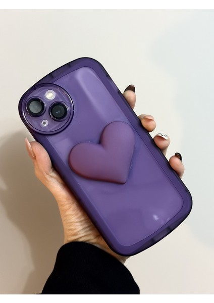 Iphone 13 ve 14 Uyumlu Kalp Model Oyuncaklı Şeffaf Kılıf indirimleri