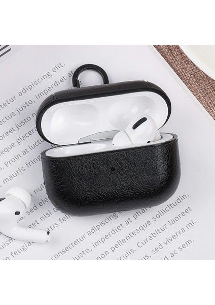 Airpods Pro 3 (2025) Uyumlu Lüx Deri Suni Deri Kılıf 360 Koruma+Kanca fiyatları