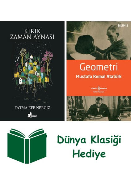 Kırık Zaman Aynası + Geometri + Dünya Klasiği Hediye