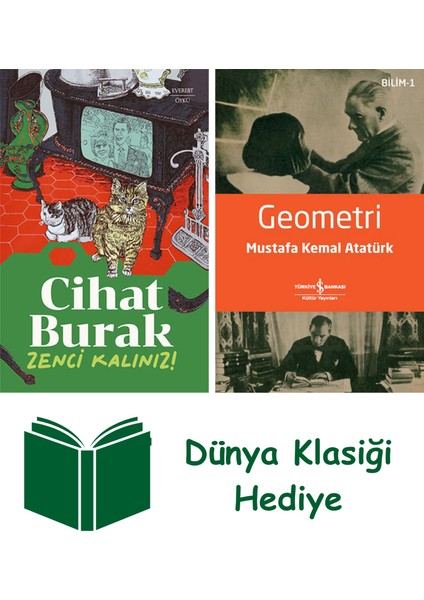 Zenci Kalınız + Geometri + Dünya Klasiği Hediye