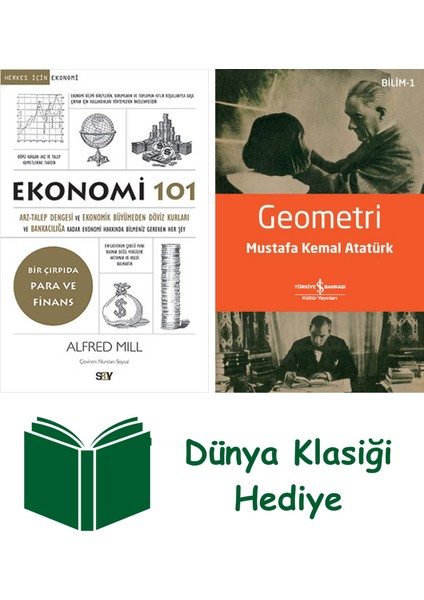 Ekonomi 101 + Geometri + Dünya Klasiği Hediye