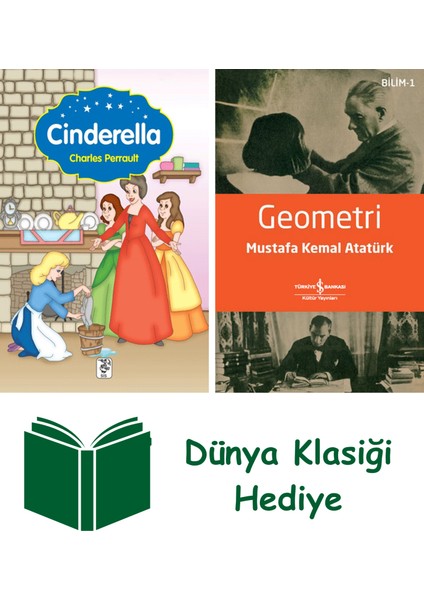 Cinderella + Geometri + Dünya Klasiği Hediye