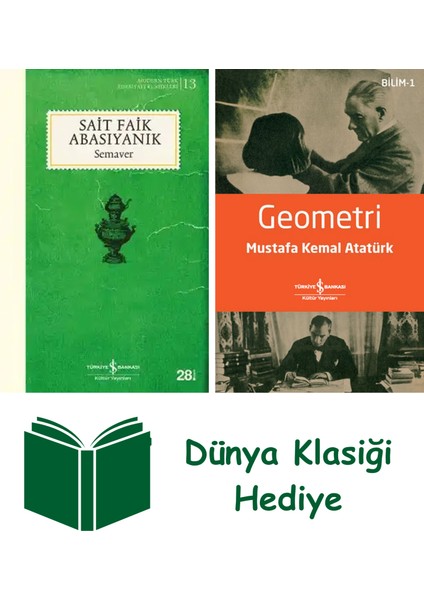 Semaver + Geometri + Dünya Klasiği Hediye