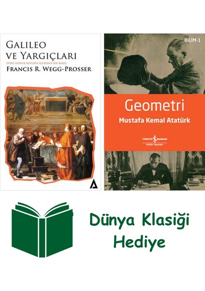 Galileo ve Yargıçları + Geometri + Dünya Klasiği Hediye