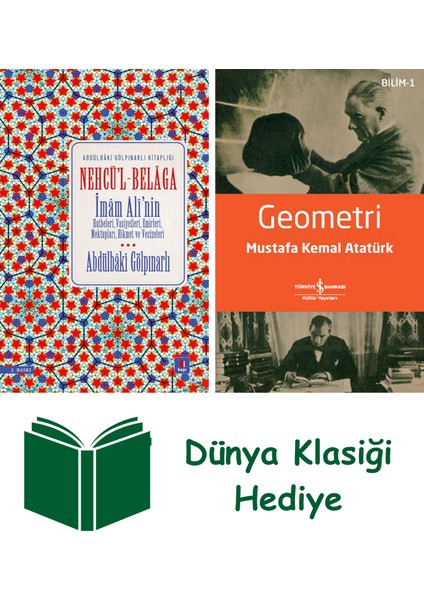 Nehcü'l Belâga + Geometri + Dünya Klasiği Hediye