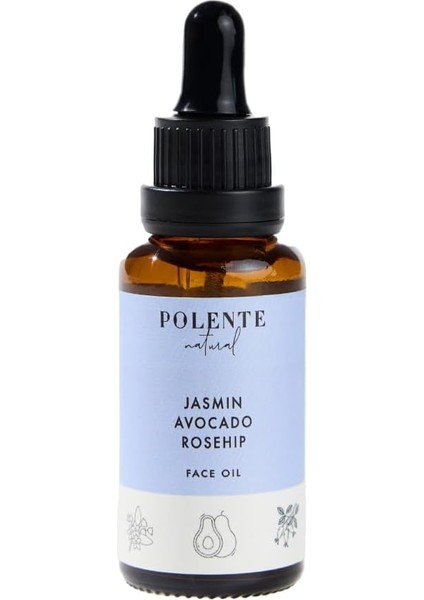 Polente Natural - Yasemin & Kuşburnu Eşitleyici Yüz Yağı (30 Ml)