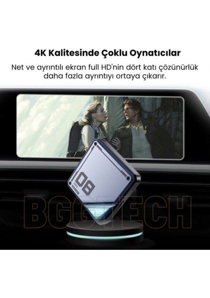 Bmw Uyumlu L08 Carplay Android Multimedya Cihazı Kablosuz Bağlantı 8gb Ram + 128GB Hafıza, Youtube & Netflix Desteği fırsatları