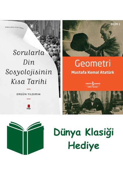 Sorularla Din Sosyolojisinin Kısa Tarihi + Geometri + Dünya Klasiği Hediye
