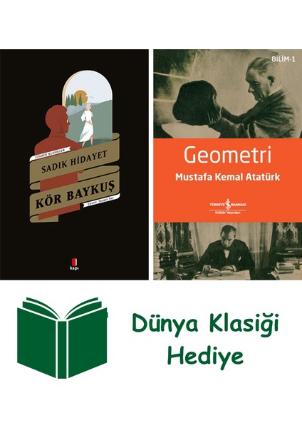 Kör Baykuş + Geometri + Dünya Klasiği Hediye