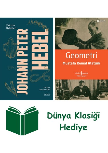 Takvim Öyküleri + Geometri + Dünya Klasiği Hediye