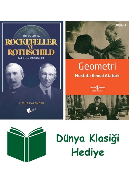 Bir Solukta Rockefeller ve Rothschild + Geometri + Dünya Klasiği Hediye