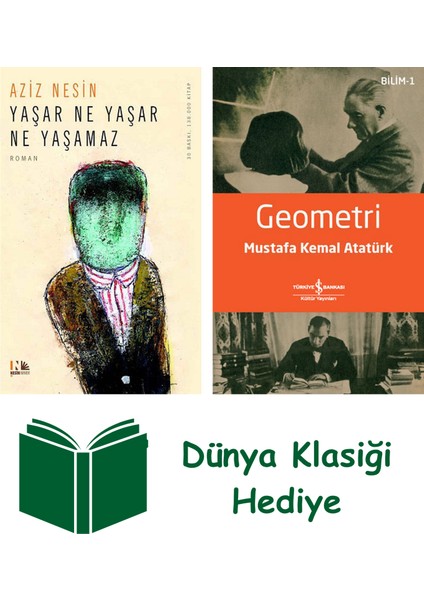 Yaşar Ne Yaşar Ne Yaşamaz + Geometri + Dünya Klasiği Hediye