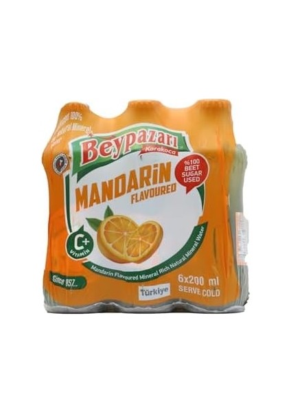 Beypazarı Mandalinalı Maden Suyu (6X200ML)