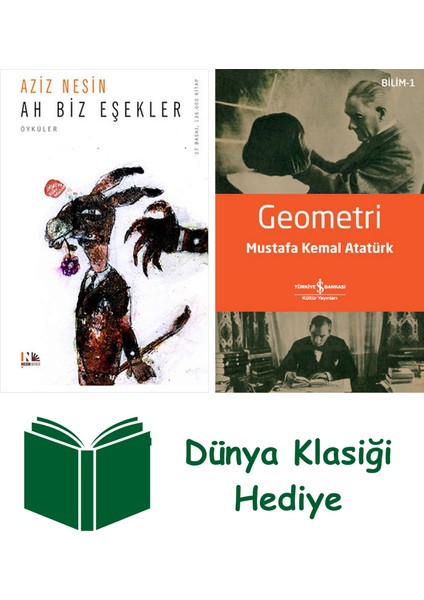 Ah Biz Eşekler + Geometri + Dünya Klasiği Hediye