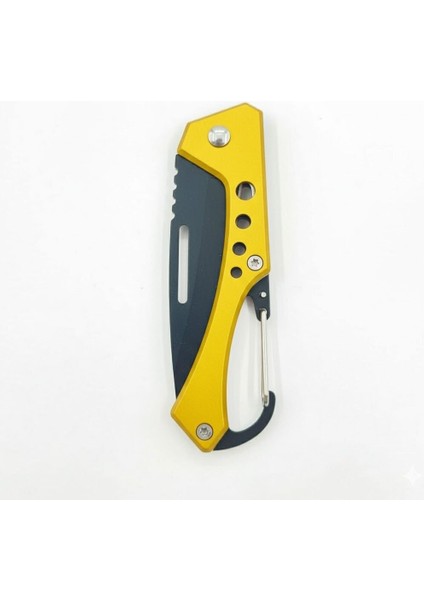 Hongjie Taktik Katlanır Çakı | Sarı Saplı, Karabin Klipli, Outdoor ve Edc modelleri