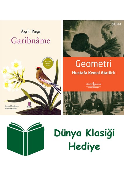 Garibnâme (Ciltli) + Geometri + Dünya Klasiği Hediye