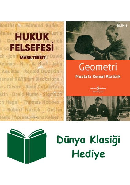 Hukuk Felsefesi + Geometri + Dünya Klasiği Hediye