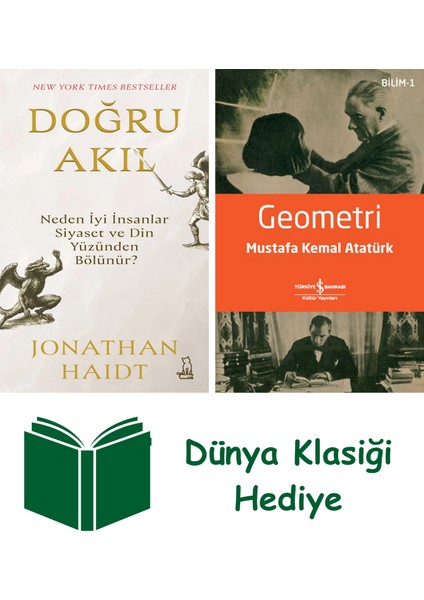 Doğru Akıl + Geometri + Dünya Klasiği Hediye
