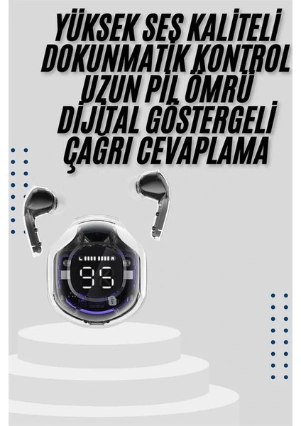 2025 Model Kablosuz Bluetooth Kulaklık Anc Enc Destekli Hifi Stereo