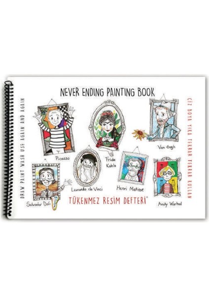 Tükenmez Resim Defteri -4 25X35CM
