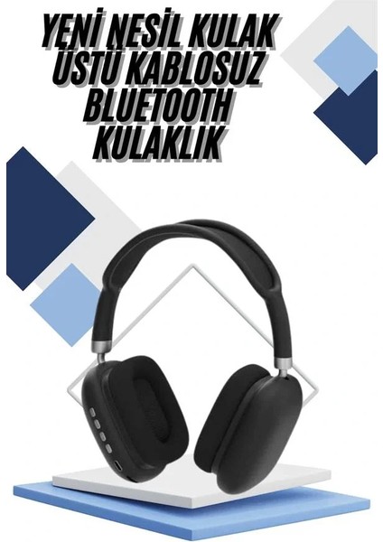 Yeni Nesil Bluetooth Kulaklık Kulak Üstü Anc Özelliği Yüksek Ses Kaliteli