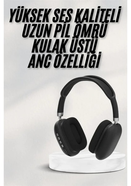 Yeni Nesil Bluetooth Kulaklık Kulak Üstü Anc Özelliği Yüksek Ses Kaliteli fiyatları