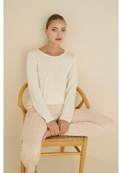 Seamlıfe Bayan Pamuklu Vıscose Pijama Takımı