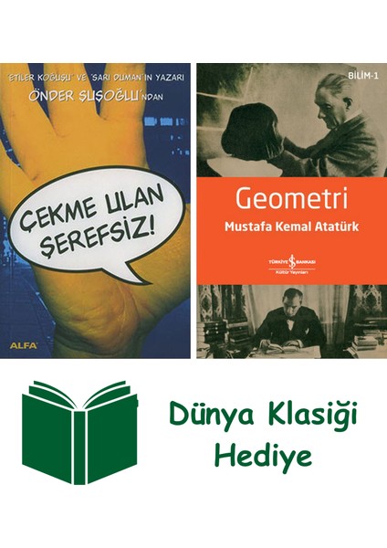 Çekme Ulan Şerefsiz + Geometri + Dünya Klasiği Hediye