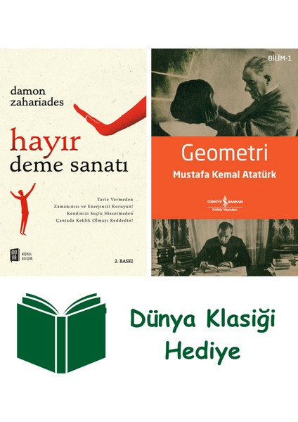 Hayır Deme Sanatı + Geometri + Dünya Klasiği Hediye