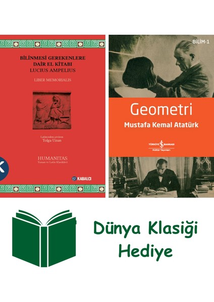 Bilinmesi Gerekenlere Dair El Kitabı + Geometri + Dünya Klasiği Hediye