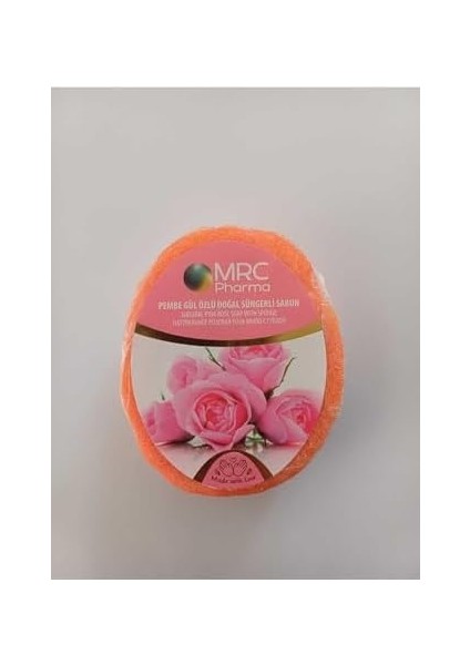 Mrc Pharma Pembe Gül Özlü Pembe Renk Doğal Süngerli Sabun