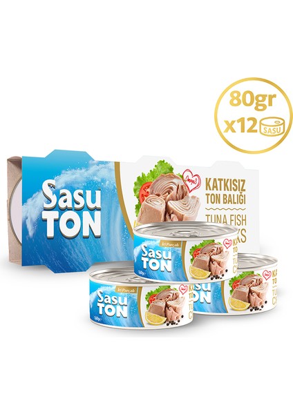 Blue Klasik Ton Balığı 1 Koli 24X80 gr Iri Parça