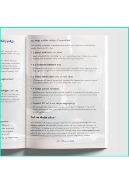 Yös Sınav Hazırlık (Özbekçe)