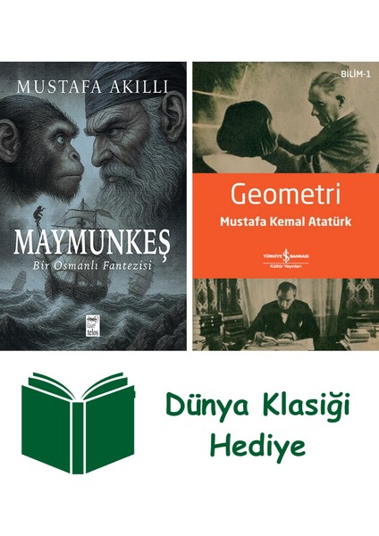 Maymunkeş + Geometri + Dünya Klasiği Hediye