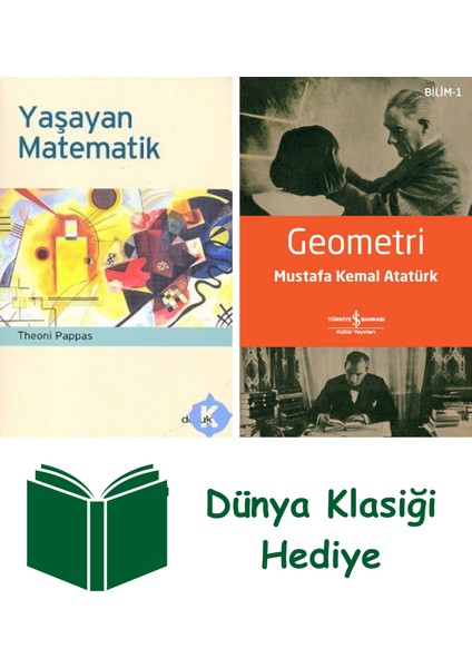 Yaşayan Matematik + Geometri + Dünya Klasiği Hediye