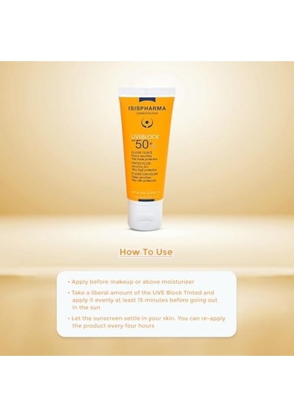 Isıs Pharma Uveblock Spf 50+ Dry Touch Light Tinted 40ML modelleri