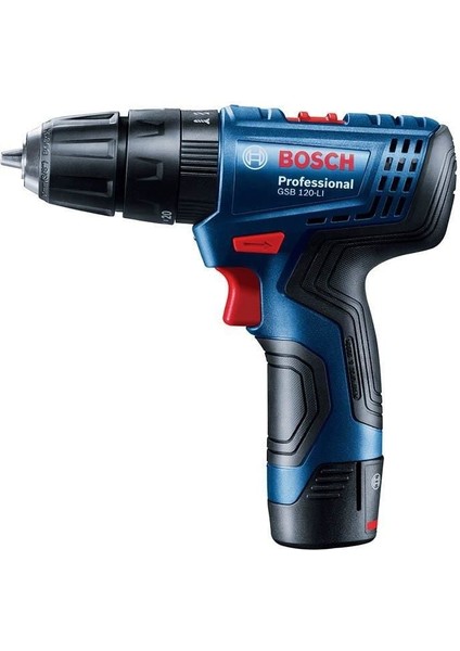 Bosch Gsb 120-LI Profesyonel 12 Volt 2,0 Ah Çift Akülü Darbeli Delme Vidalama fiyatları