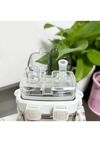 Kuromi Figürlü Suluk Matara Çift Kapaklı Plastik AD87665 modelleri