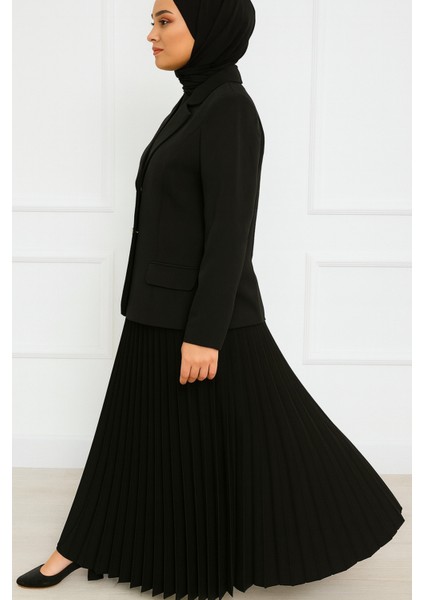 Iki Düğmeli Ceketli Piliseli Etekli Takım fiyatları