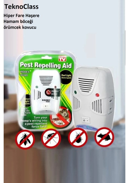 Fare Haşere Kovucu Karınca Sinek Sivrisinek Yılan Kemirgen Kovucu Hızlı Hiper Tekonoloji modelleri