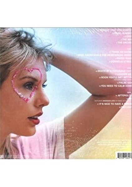 taylor swift lover (colored vinyl) double lp plak modelleri