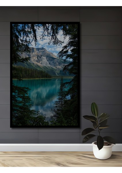 Yeşilçam Manzara Tablosu Yağlı Boya Görünümlü Ahşap Dekoratif Tablo Dikdörtgen Tablo fiyatları